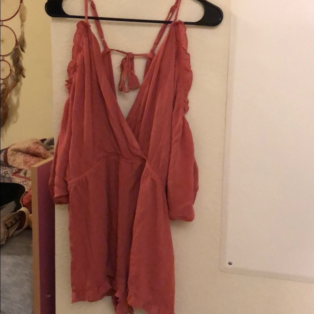 Top shop pink romper!